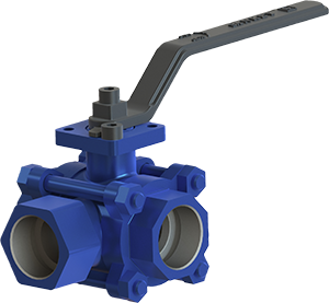 3 Way Screwed Floating Ball Valves